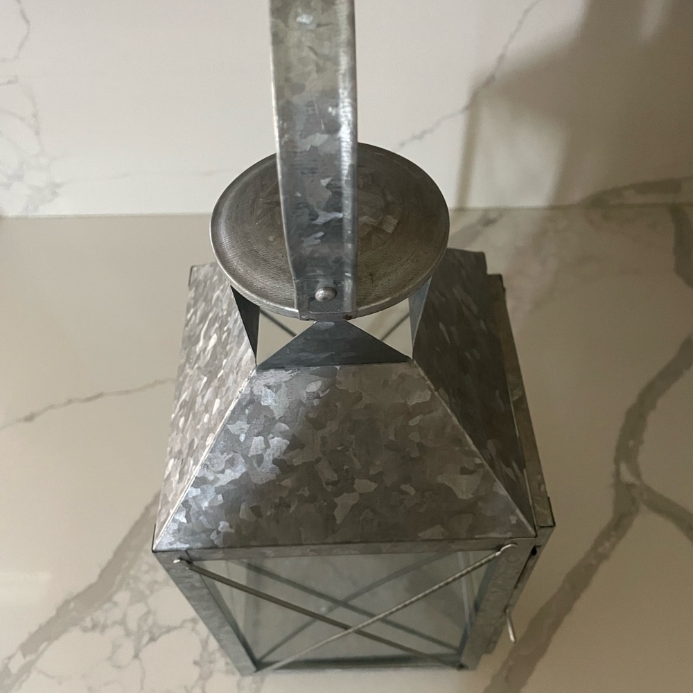 Farmhouse Metallic Lantern Home Accent - Picture 6 of 9